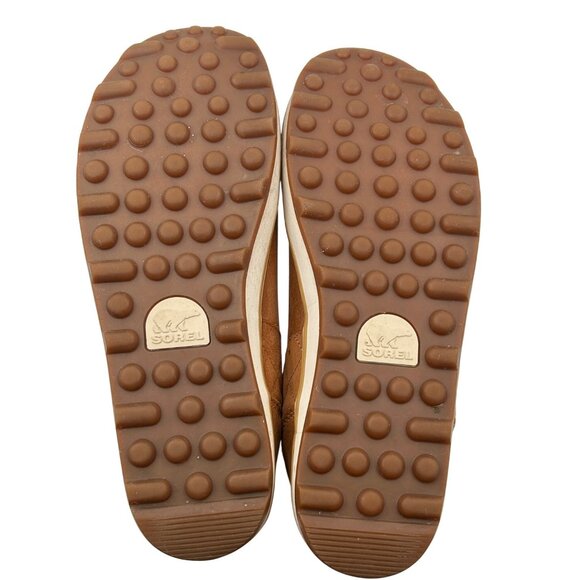 Sorel "Glazy" Boots Women’s US 11 Tan Waterproof Suede Faux-Fur Lined Boots - Picture 13 of 15